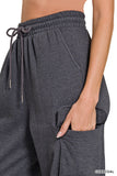 Cargo Wide Leg Sweatpants